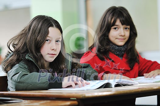 happy child group in schoold have fun and learning leassos while looking for solutions and problems and rise a hand happy child group in schoold have fun and learning leassos while looking for solutions and problems and rise a hand