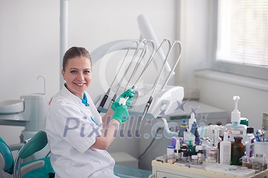 portrait of a dentist smiling at the camera portrait of a dentist smiling at the camera