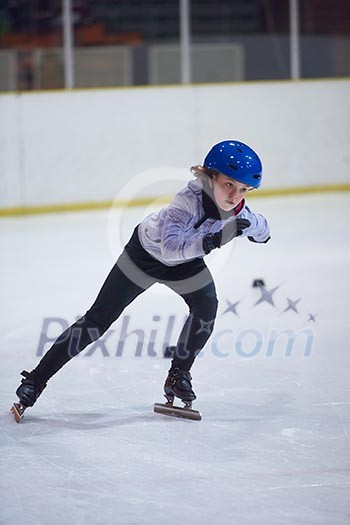 children speed skating sport children speed skating sport