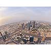 downtown city, cityscape of Dubai, United Arab Emirates, modern futuristic architecture daytime,  luxury traveling concept