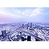 downtown city, cityscape of Dubai, United Arab Emirates, modern futuristic architecture daytime,  luxury traveling concept