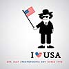 vector american flag for independence day  