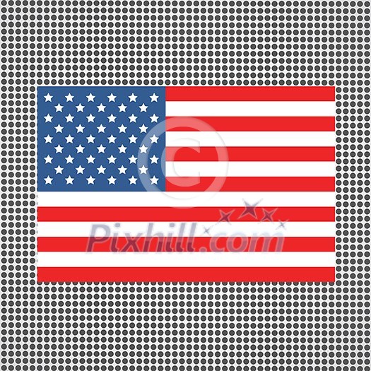 vector tag american flag for independence day vector tag american flag for independence day
