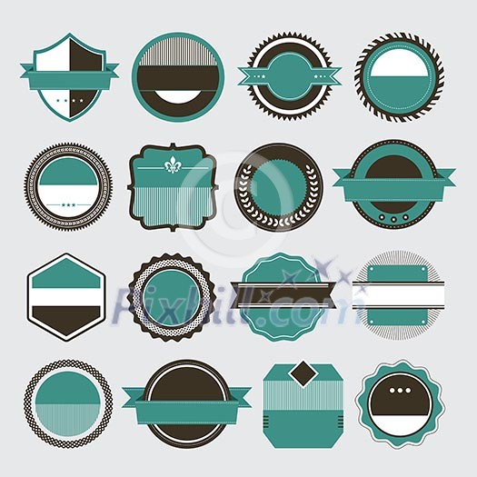 vector set of retro vintage labels vector set of retro vintage labels