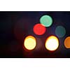 blured treffic street lights abstract background