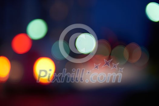 blured treffic street lights abstract background blured treffic street lights abstract background