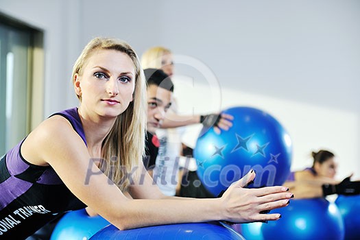 young healthy people group exercise fitness and get fit young healthy people group exercise fitness and get fit
