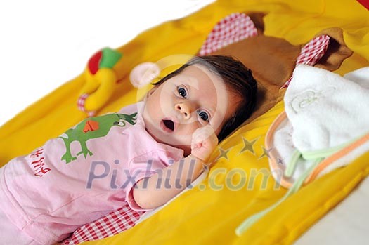 indoor portrait with happy young famil and cute little babby indoor portrait with happy young famil and cute little babby