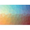 Low poly - Colorful abstract geometric background with triangular polygons.