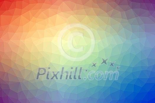 Low poly - Colorful abstract geometric background with triangular polygons. Low poly - Colorful abstract geometric background with triangular polygons.