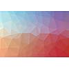 Low poly - Colorful abstract geometric background with triangular polygons.