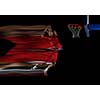 basketball game sport player in action isolated on black background