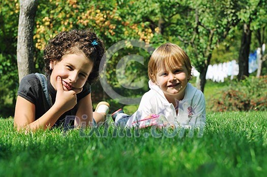 beautiful children posing in fashionable clothing outdoor beautiful children posing in fashionable clothing outdoor