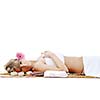 young healthy woman in wellness and spa studio have Massage