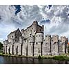 Gravensteen Castle in Ghent, Belgium