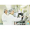 woman worker in pharmacy company warehouse