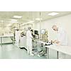 medical pills industry  factory and production indoor