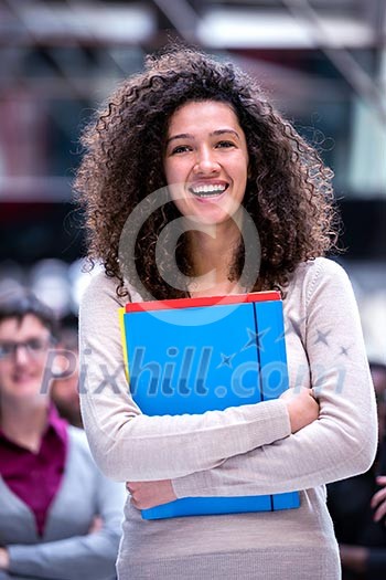 young multi ethnic business people group walking standing and top view young multi ethnic business people group walking standing and top view