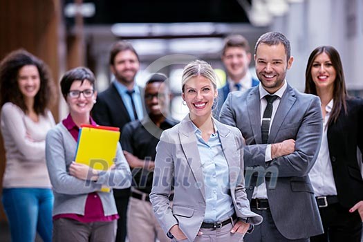 young multi ethnic business people group walking standing and top view young multi ethnic business people group walking standing and top view