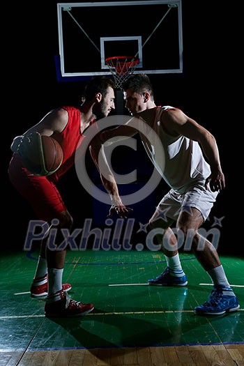 basketball game sport player in action isolated on black background basketball game sport player in action isolated on black background