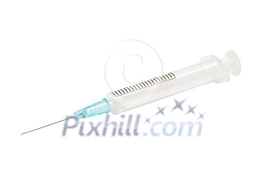 Syringe isolated on white background Syringe isolated on white background