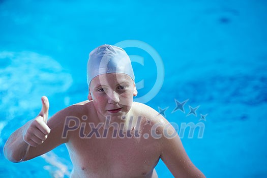 child on swimming pool learning to swim w child on swimming pool learning to swim w