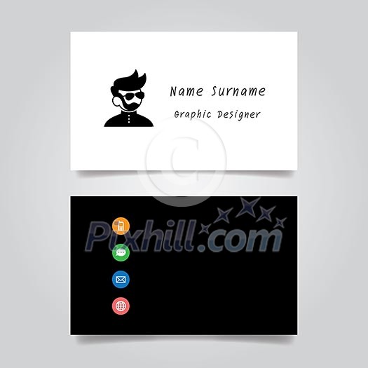 vector template cards in business company vector template cards in business company