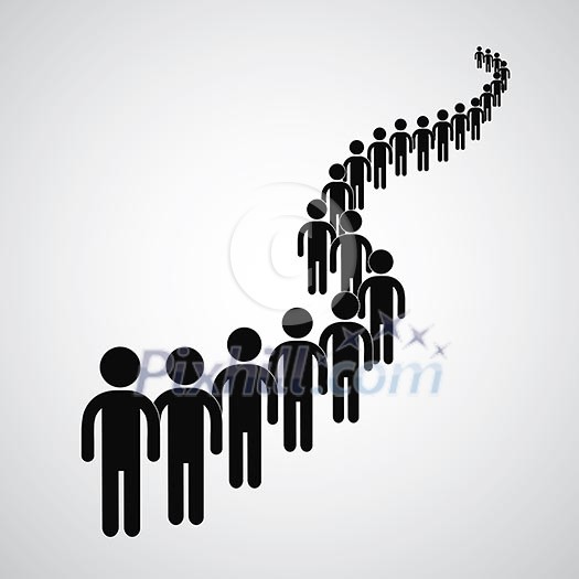 Long queue symbol vector format Long queue symbol vector format