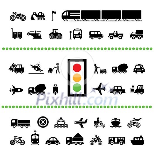 vector basic icon for transport vector basic icon for transport