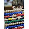 happy child kids group have fun and play at kindergarden indoor preschool education concept with  teacher