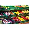 supermarket vegetable store food grocery background