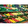 supermarket vegetable store food grocery background