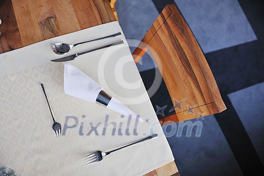 luxury restaurant indoor with nice dishwareand decoration luxury restaurant indoor with nice dishwareand decoration