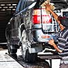 cars in a carwash