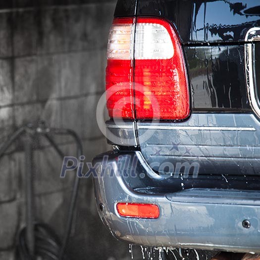 cars in a carwash cars in a carwash