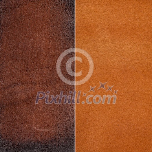 Brown vintage leather texture closeup Brown vintage leather texture closeup