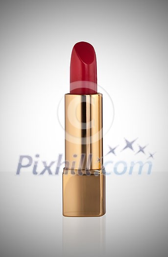 Red lipstick isolated on white background Red lipstick isolated on white background