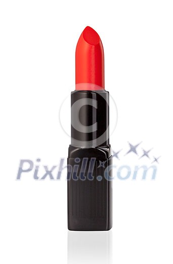 Red lipstick isolated on white background Red lipstick isolated on white background