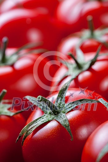 red tomatoes background. top view red tomatoes background. top view