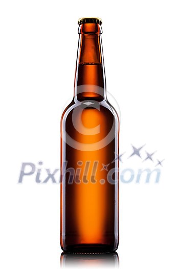 Beer bottle isolated on white background Beer bottle isolated on white background