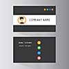 vector template cards in business company  