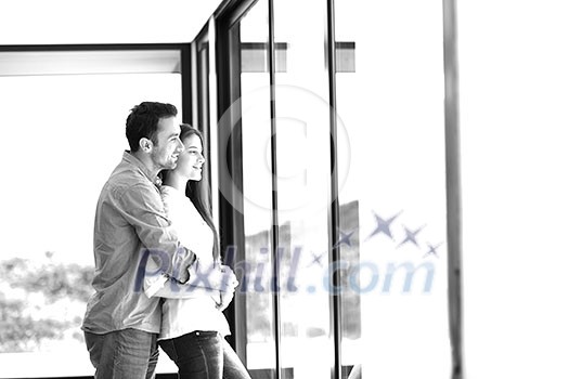 romantic happy young couple relax at home romantic happy young couple relax at home
