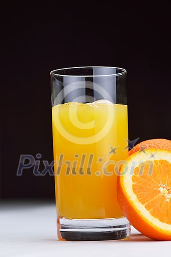 fresh orange juice refreshiong healthy organic drink isolated on white background fresh orange juice refreshiong healthy organic drink isolated on white background