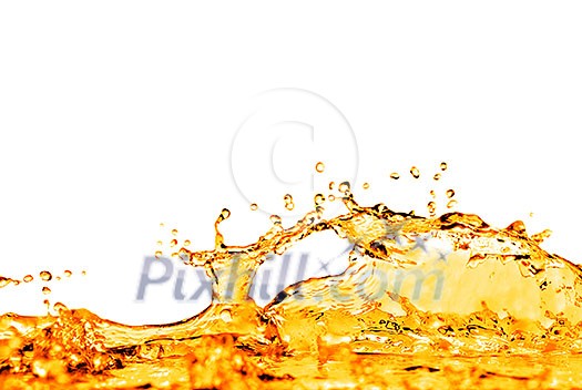 orange water splash isolated on white orange water splash isolated on white