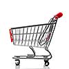 shopping cart isolated on white background