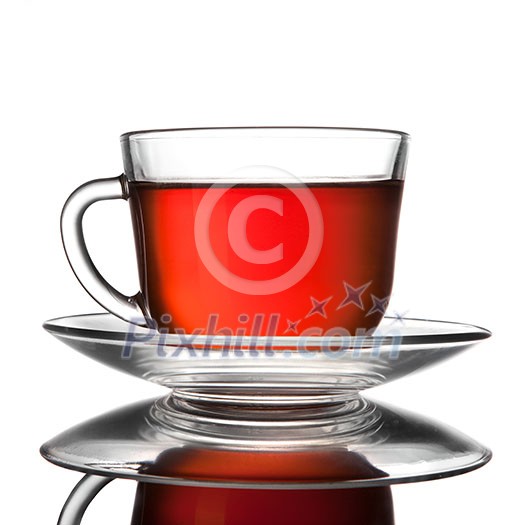 cup of tea isolated on white cup of tea isolated on white