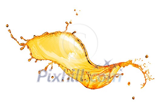 orange water splash isolated on white orange water splash isolated on white