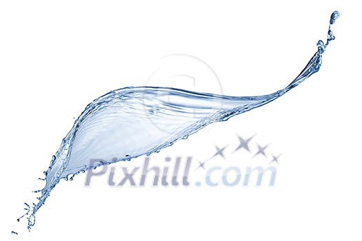 water splash isolated on white water splash isolated on white