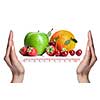 Summer fresh fruits isolated on white