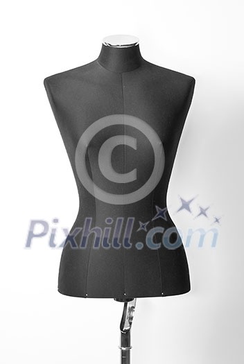 Clothing mannequin isolated on the white Clothing mannequin isolated on the white